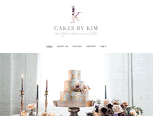 Tablet Screenshot of cakesbykim.net